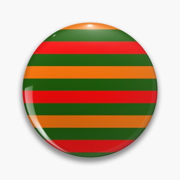 Item preview, Red And Orange Stripes Design Green  designed and sold by PatternTitan.