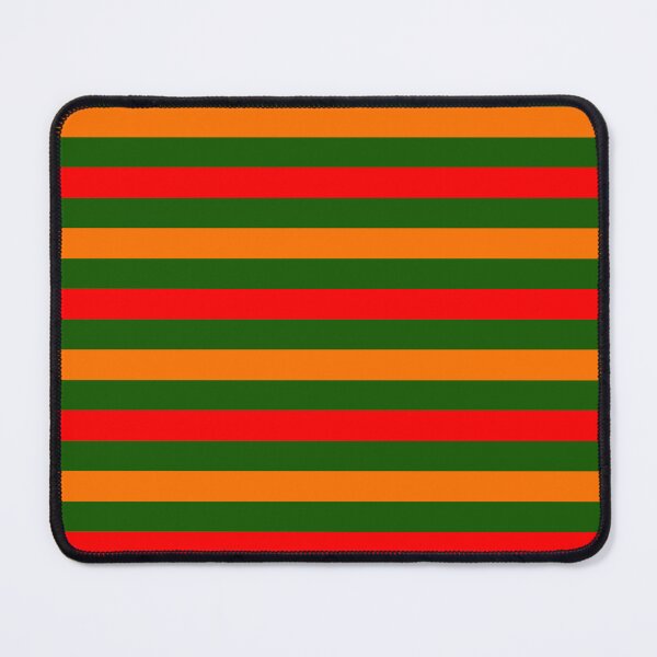 Item preview, Red And Orange Stripes Design Green designed and sold by PatternTitan.