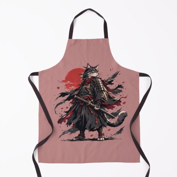 Item preview, Anime Cat Ronin Samurai Warrior designed and sold by WelLarsDigitals.