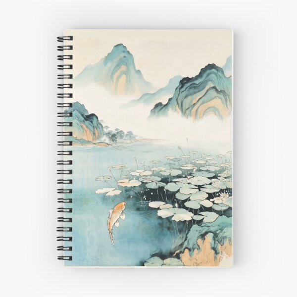 Item preview, koi in the lotus lake designed and sold by ritusdesigns.