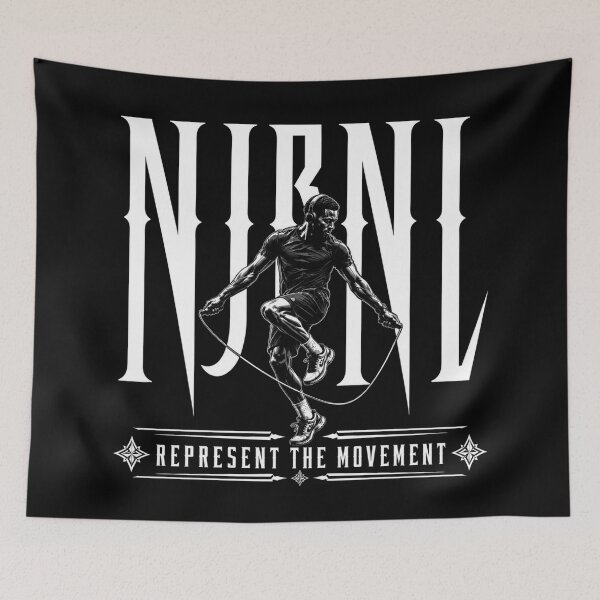 Item preview, NJRNL Jump Rope Lifestyle | Represent The Movement designed and sold by NJRNL Apparel .