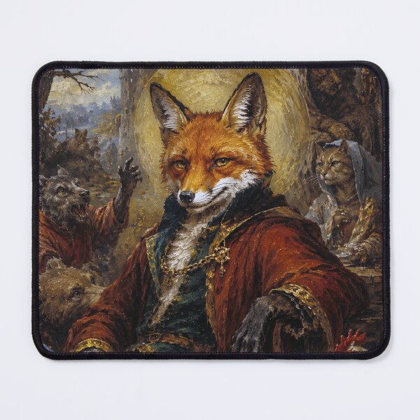 Item preview, Reynard the Fox painting. designed and sold by GalleryKauffeld.