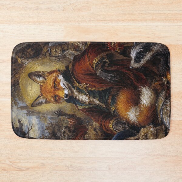 Item preview, Reynard the Fox painting. designed and sold by GalleryKauffeld.