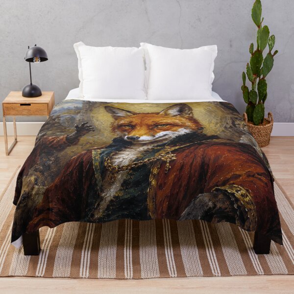 Item preview, Reynard the Fox painting. designed and sold by GalleryKauffeld.