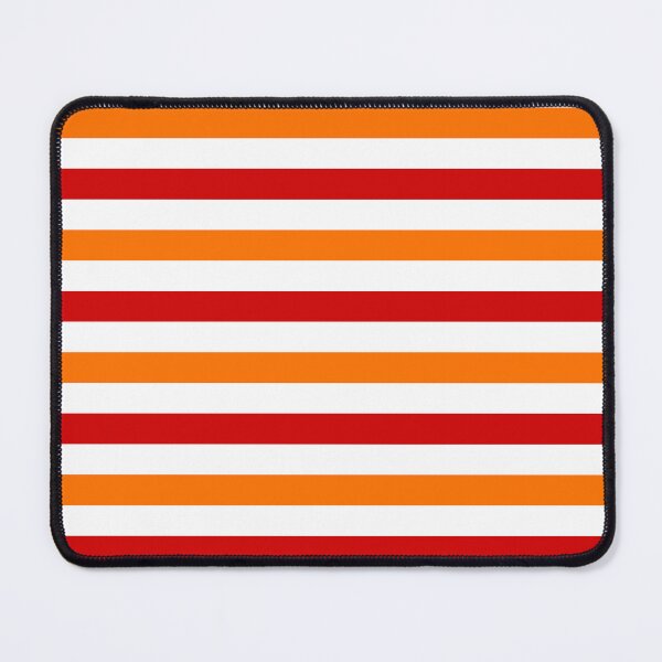 Item preview, Red And Orange Stripes Design White designed and sold by PatternTitan.