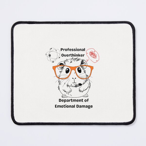 Item preview, Professional Overthinker Department Corporate Humor Sticker designed and sold by alizaussi.
