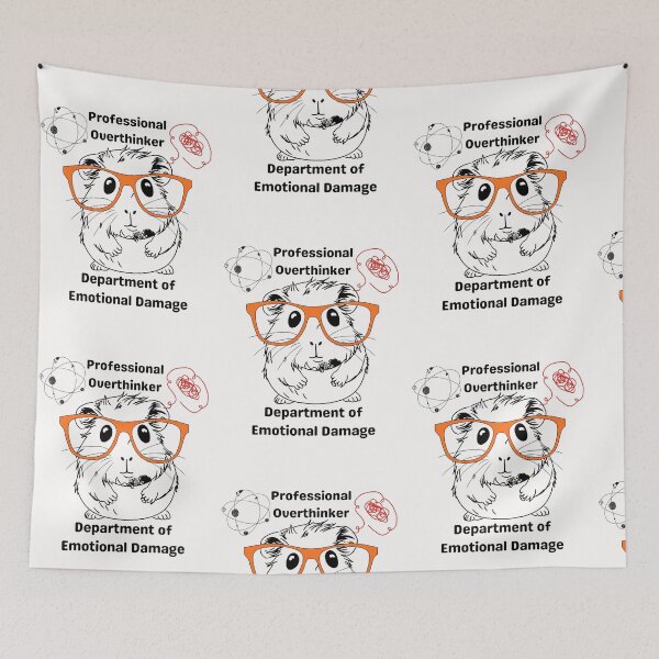 Item preview, Professional Overthinker Department Corporate Humor Sticker designed and sold by alizaussi.