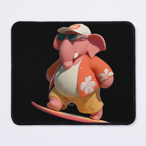 Item preview, Cool Skateboarding Elephant Hawaiian Shirt Orange 3D Pop Art designed and sold by PANNARUK THAILAND.