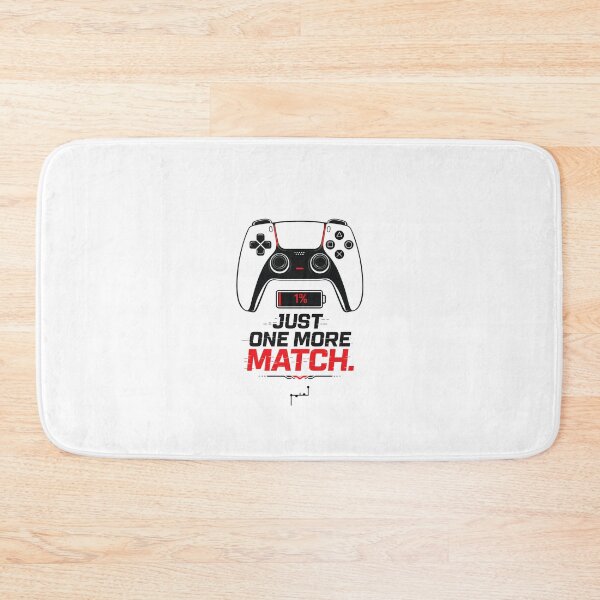 Item preview, ? Just One More Match – 1% Battery Gamer designed and sold by Musamem  Designs.