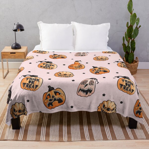 Item preview, trick or treat halloween pumpkins designed and sold by Arty and Awkward.