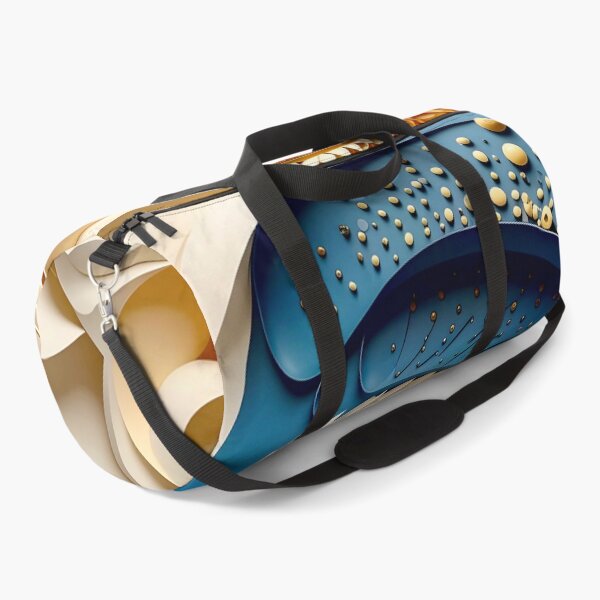 Item preview, Intricate Swirl of Colors in Blue Gold and White designed and sold by Vicky Brago-Mitchell®.