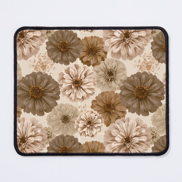Item preview, Petaled Zinnia Floral - Flower Bouquet Pattern - Retirement Gifts For Grandma designed and sold by RoyalStarsPatts.
