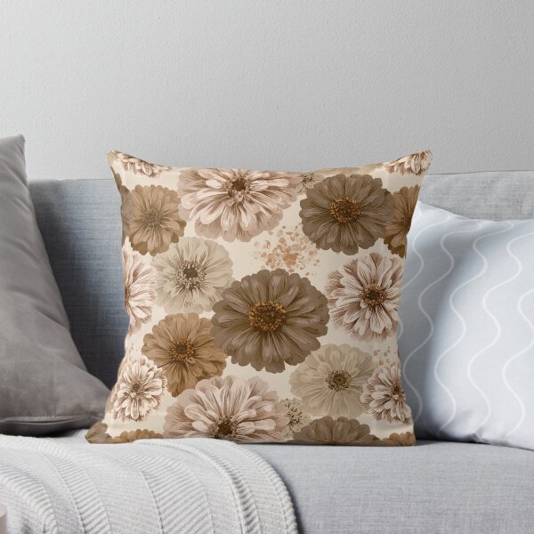 Item preview, Petaled Zinnia Floral  - Flower Bouquet Pattern - Retirement Gifts For Grandma designed and sold by RoyalStarsPatts.