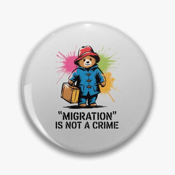 Item preview, Banksy - Migration is not a crime designed and sold by 123ks.