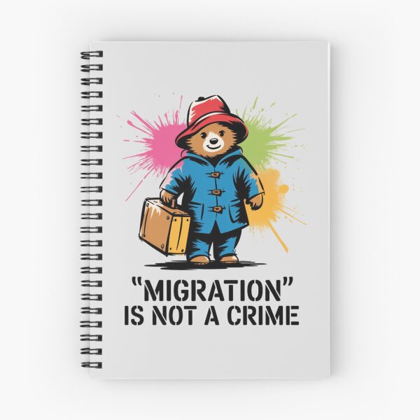Item preview, Banksy - Migration is not a crime designed and sold by 123ks.