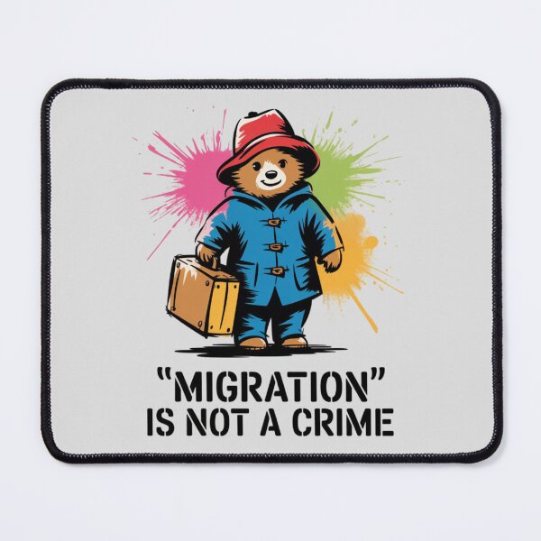 Item preview, Banksy - Migration is not a crime designed and sold by 123ks.