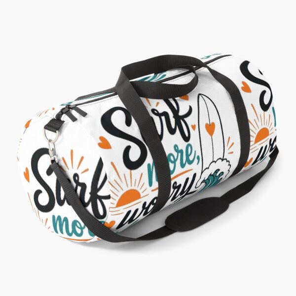 Item preview, Surf More Worry Less Retro Surf Wave Design designed and sold by GloboStyle Design .