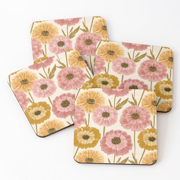 Item preview, Lush Zinnia Flower  - Retro Flower Floral - Retirement Gifts for Mom designed and sold by RoyalStarsPatts.