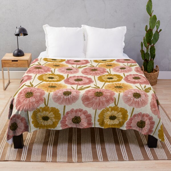 Item preview, Lush Zinnia Flower  - Retro Flower Floral - Retirement Gifts for Mom designed and sold by RoyalStarsPatts.