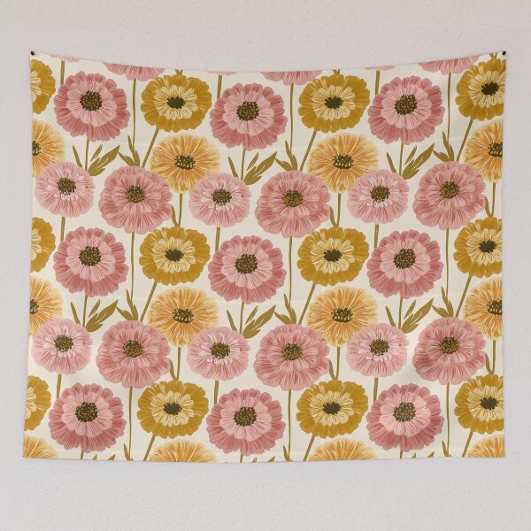 Item preview, Lush Zinnia Flower  - Retro Flower Floral - Retirement Gifts for Mom designed and sold by RoyalStarsPatts.