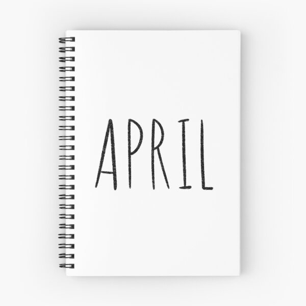 Item preview, Cute April Hand Lettered Typography Handwritten Monthly Artwork designed and sold by somimalikkk.