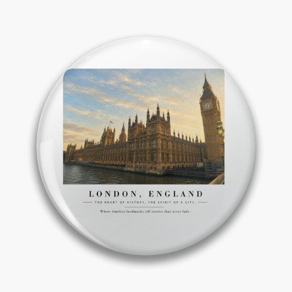 Item preview, London Big Ben Travel Art Print | Palace of Westminster London England Poster designed and sold by Wandered North.