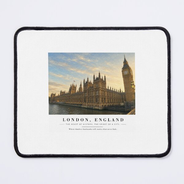 Item preview, London Big Ben Travel Art Print | Palace of Westminster London England Poster designed and sold by Wandered North.