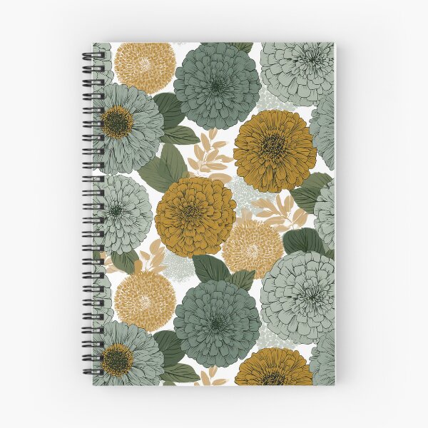 Item preview, Minimalistic Zinnia Print - Flower Garden Pattern - Retirement Gifts for Wife designed and sold by RoyalStarsPatts.