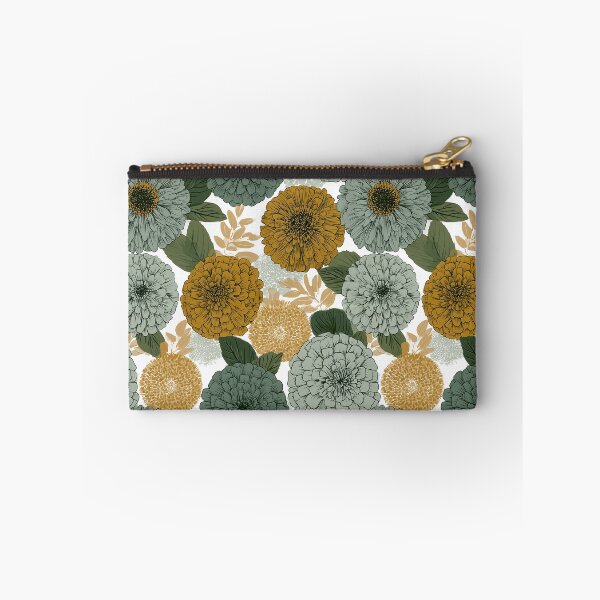Item preview, Minimalistic Zinnia Print  - Flower Garden Pattern - Retirement Gifts for Wife designed and sold by RoyalStarsPatts.