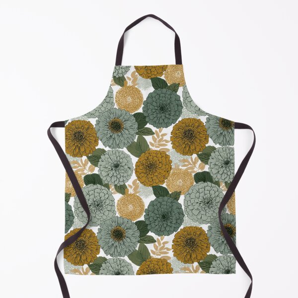 Item preview, Minimalistic Zinnia Print - Flower Garden Pattern - Retirement Gifts for Wife designed and sold by RoyalStarsPatts.