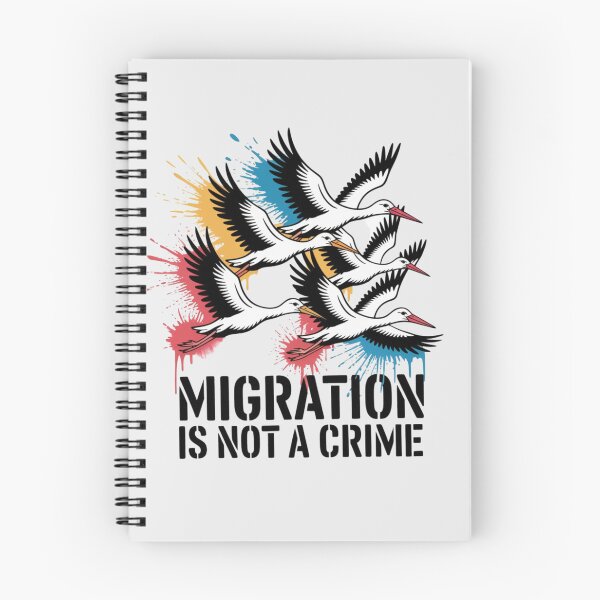 Item preview, BANKSY - MIGRATION IS NOT A CRIME designed and sold by 123ks.