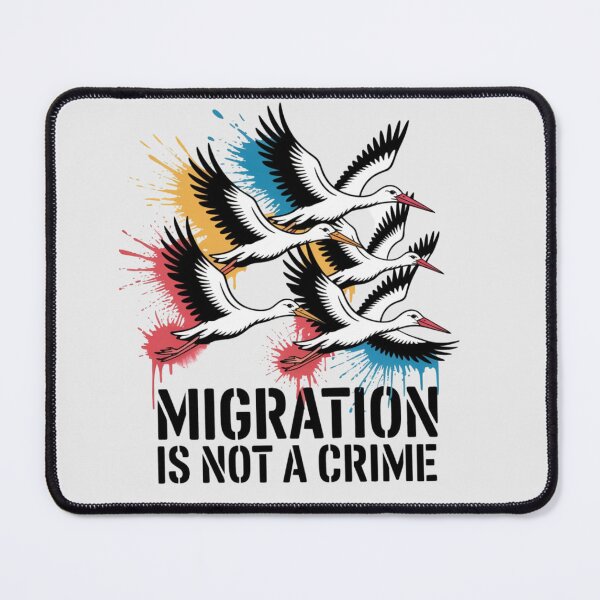 Item preview, BANKSY - MIGRATION IS NOT A CRIME designed and sold by 123ks.