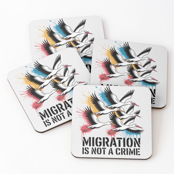 Item preview, BANKSY - MIGRATION IS NOT A CRIME designed and sold by 123ks.