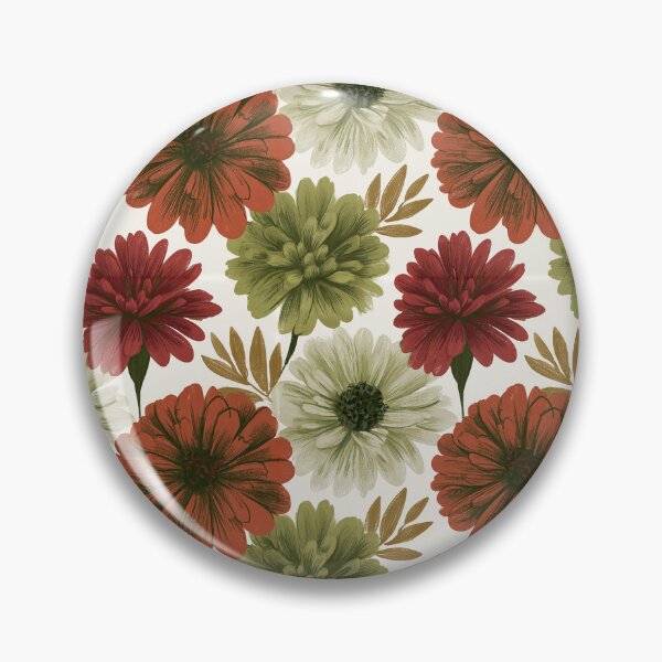 Item preview, Chic Zinnia - Tropical Flower Pattern - Retirement Gifts for Husband designed and sold by RoyalStarsPatts.