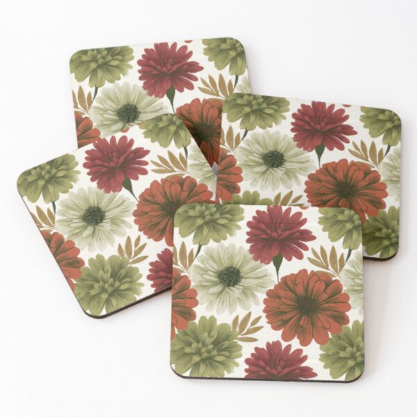 Item preview, Chic Zinnia - Tropical Flower Pattern - Retirement Gifts for Husband designed and sold by RoyalStarsPatts.