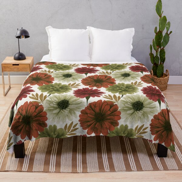 Item preview, Chic Zinnia - Tropical Flower Pattern - Retirement Gifts for Husband designed and sold by RoyalStarsPatts.