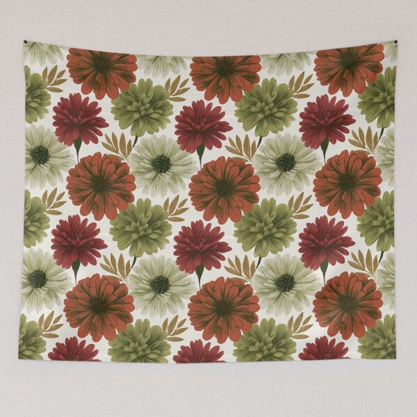 Item preview, Chic Zinnia - Tropical Flower Pattern - Retirement Gifts for Husband designed and sold by RoyalStarsPatts.