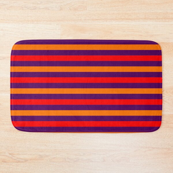 Item preview, Red And Orange Stripes Design Purple  designed and sold by PatternTitan.
