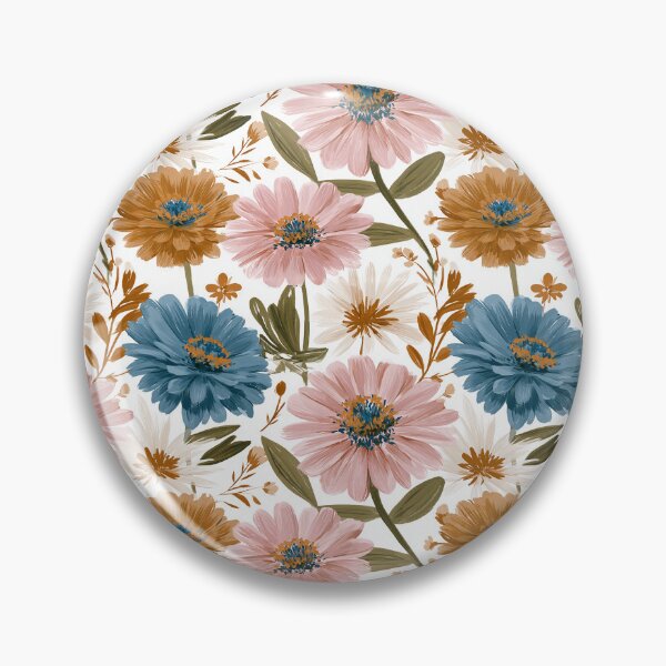 Item preview, Exotic Zinnia Texture  - Birthday Flower Pattern - Retirement Gifts for Dad designed and sold by RoyalStarsPatts.