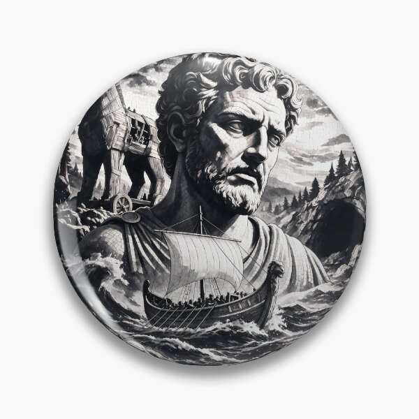 Item preview, Odysseus - Homer - Greek Mythology designed and sold by SpaceArt1.