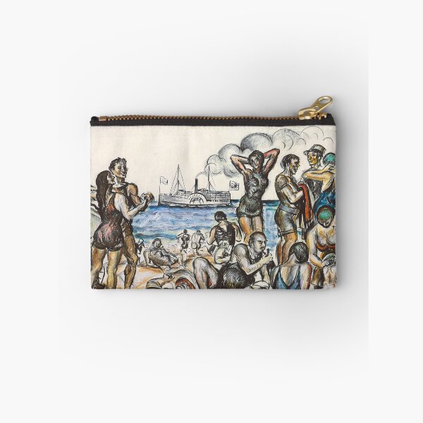 Item preview, Figures on the Beach summer coastal fun landscape painting by Reginald Marsh designed and sold by Jéanpaul  Ferro.