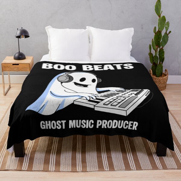 Item preview, boo beats - ghost music producer - funny halloween designed and sold by HarveySmith264.