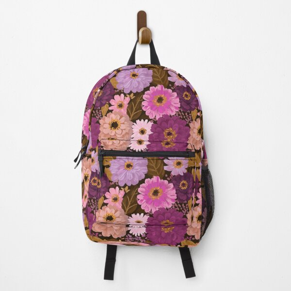 Item preview, Blooming Zinnia Floral - Botanical Garden Pattern - Secret Santa Gifts designed and sold by RoyalStarsPatts.