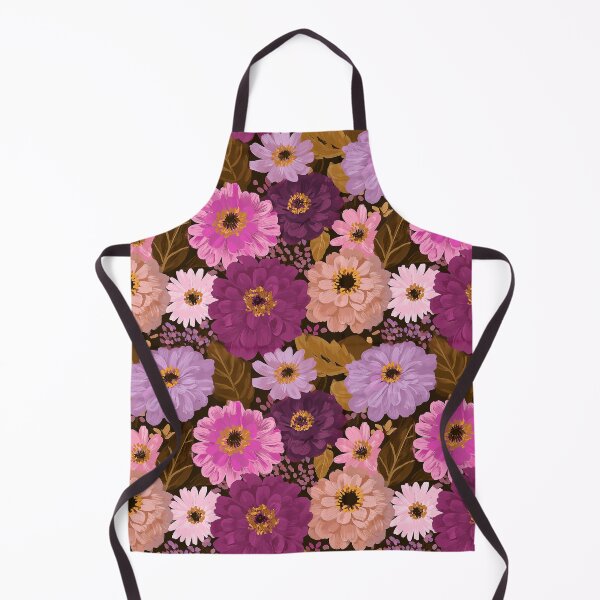 Item preview, Blooming Zinnia Floral - Botanical Garden Pattern - Secret Santa Gifts designed and sold by RoyalStarsPatts.