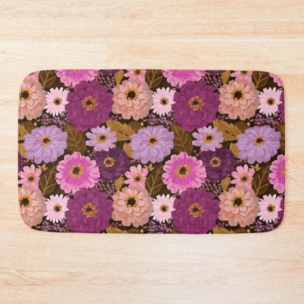 Item preview, Blooming Zinnia Floral  - Botanical Garden Pattern - Secret Santa Gifts designed and sold by RoyalStarsPatts.