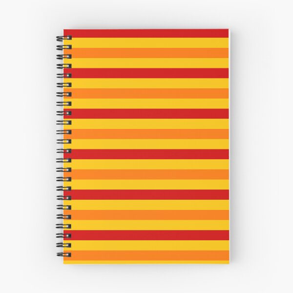 Item preview, Red And Orange Stripes Design Yellow  designed and sold by PatternTitan.