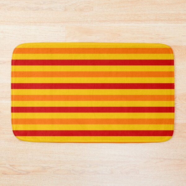 Item preview, Red And Orange Stripes Design Yellow  designed and sold by PatternTitan.