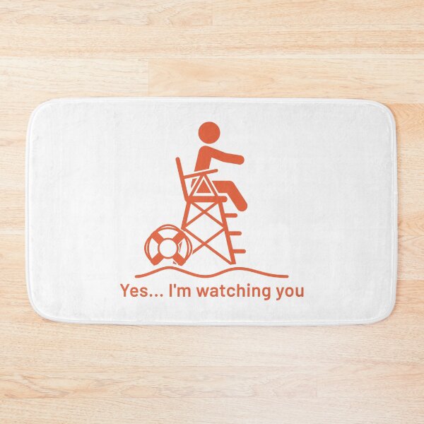 Item preview, Yes I’m Watching You Lifeguard designed and sold by MySimpleFlow.