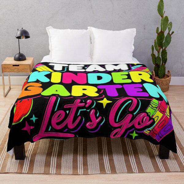 Item preview, Kindergarten Let's Go — Colorful Back To School Teacher designed and sold by Uglyandcute.