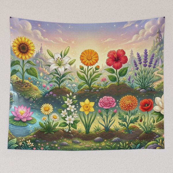 Item preview, Enchanting floral world in the evening light designed and sold by Sigtrix.